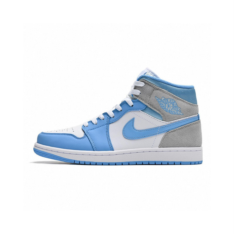 Air Jordan 1 Mid University Blue Grey