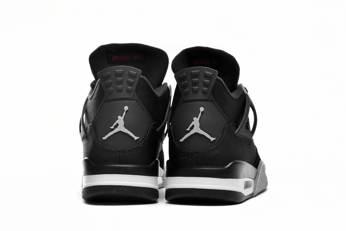 Jordan 4 Retro "Black Canvas"