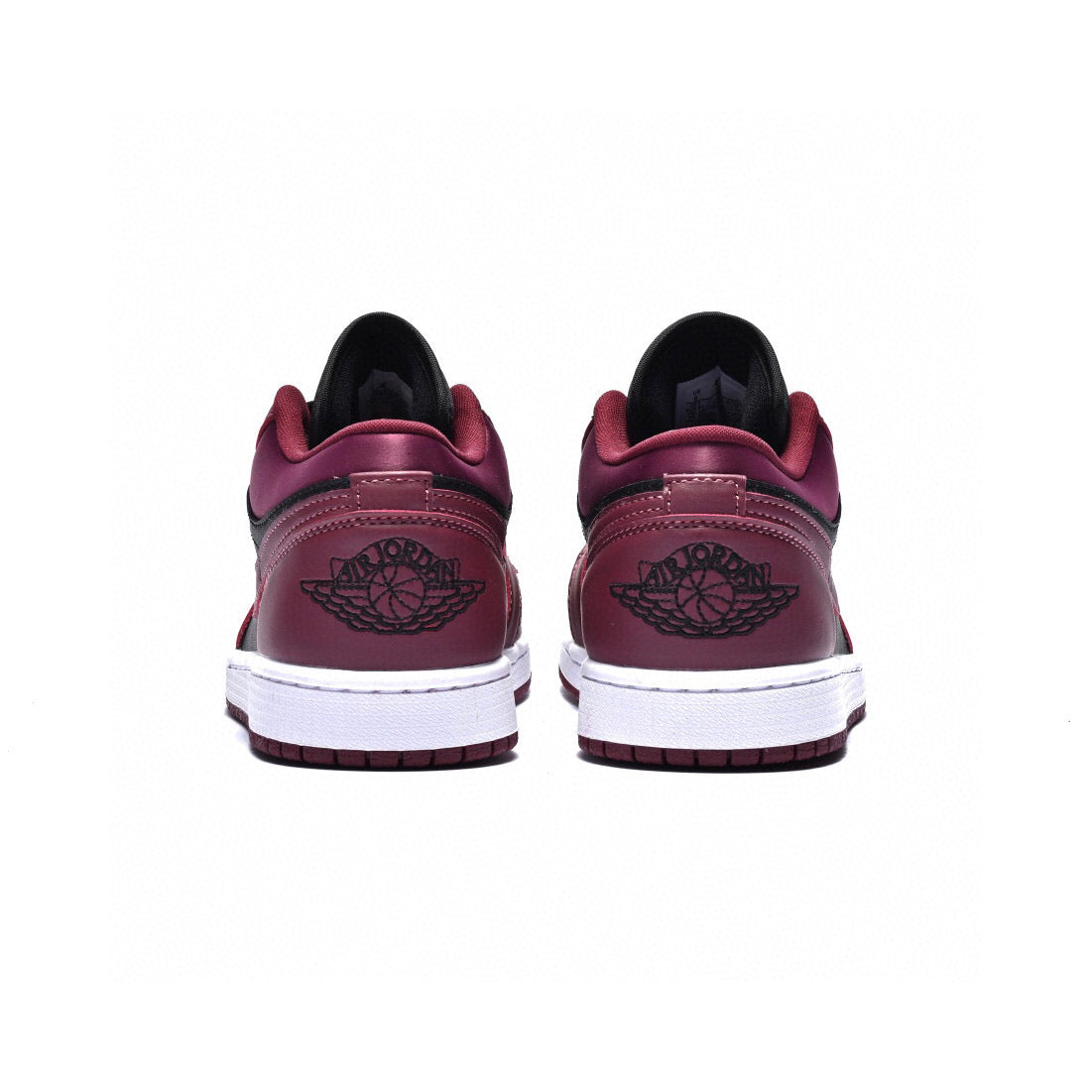 Jordan 1 Low Black Dark Beetroot