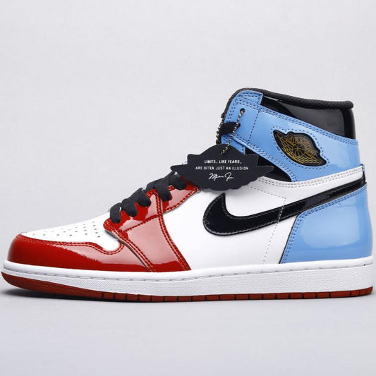 Nike Air Jordan 1 High Fearless White University Blue Red (Men's)