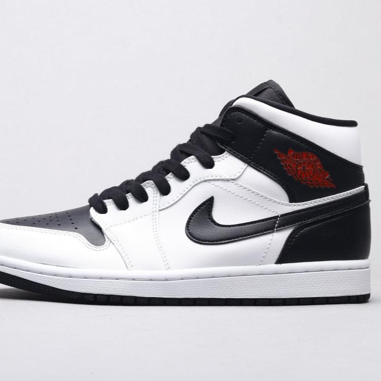 Air Jordan 1 Mid Reverse Black Toe