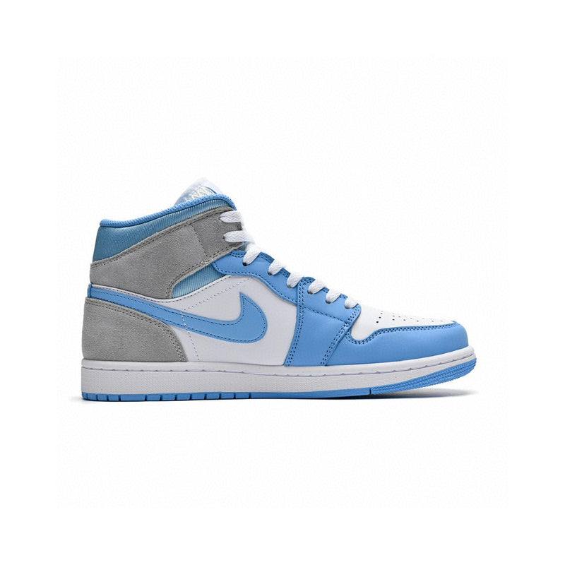 Air Jordan 1 Mid University Blue Grey