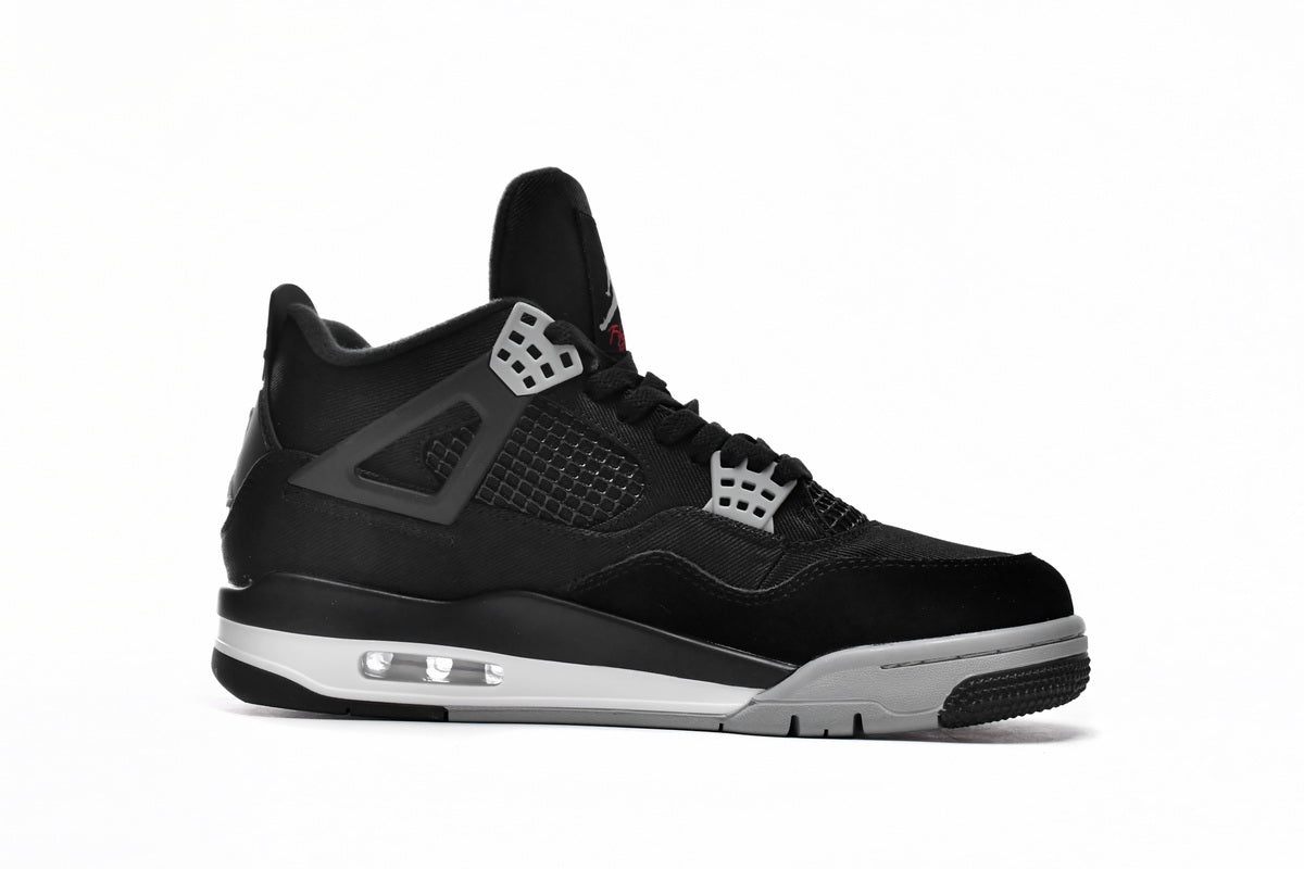 Jordan 4 Retro "Black Canvas"