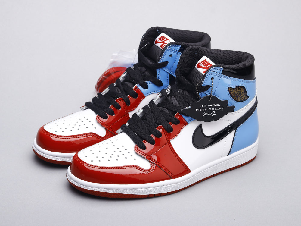 Nike Air Jordan 1 High Fearless White University Blue Red (Men's)